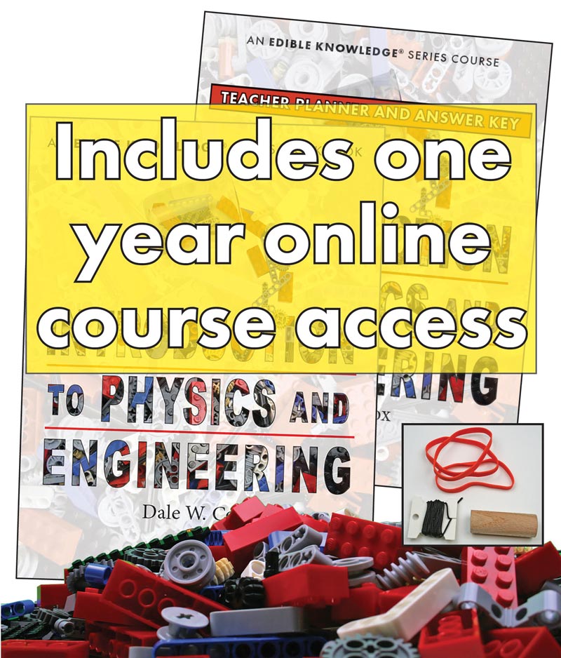 Intro to Physics and Engineering Complete Bundle (print + kit + online)