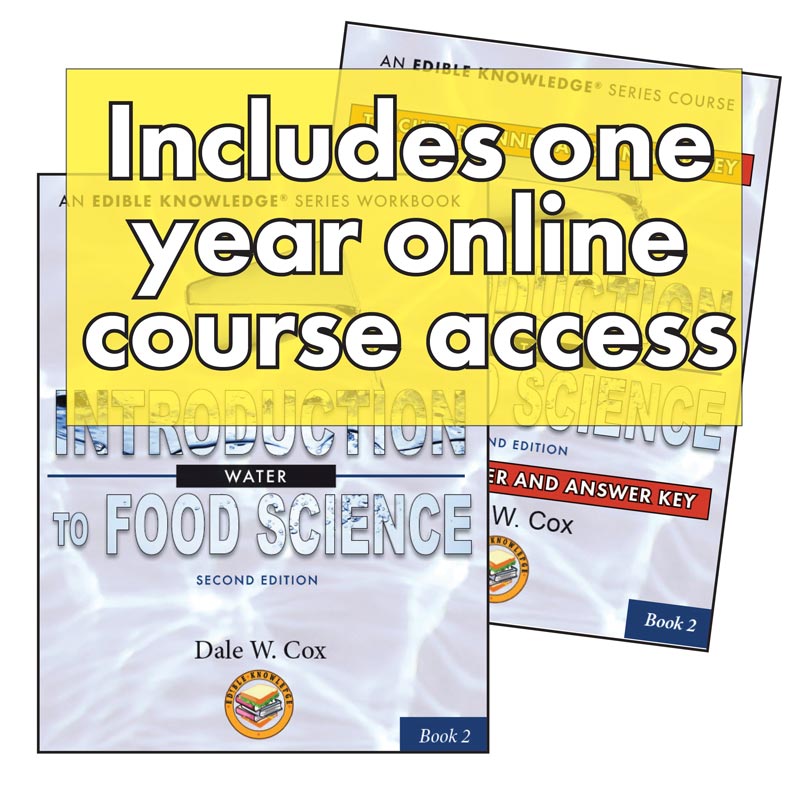 Introduction to Food Science: Water, 2nd Edition Bundle (print + teacher guide + online)